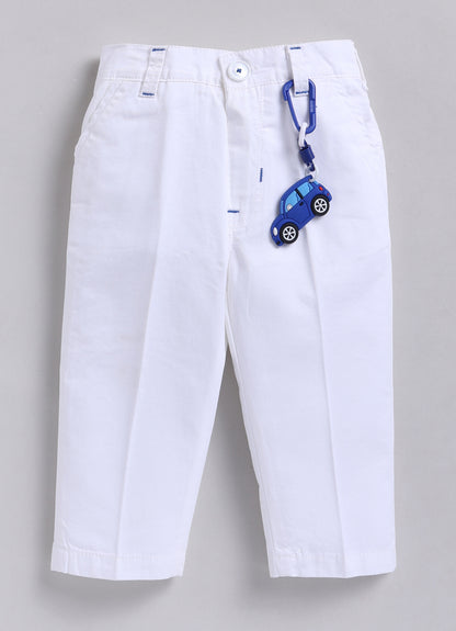 Boys Casual Summer Cool Checkered Blazer T-Shirt & Pant and Keychain Set - Blue
