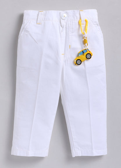 Boys Casual Summer Cool Checkered Blazer T-Shirt & Pant and Keychain Set - Yellow