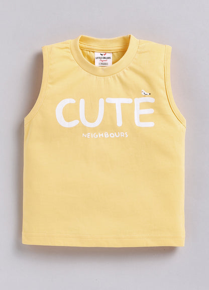 Boys Casual Summer Cool Checkered Blazer T-Shirt & Pant and Keychain Set - Yellow