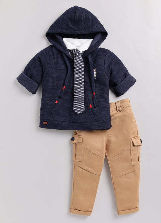 Little Collars Bear Shirt T-shirt Set