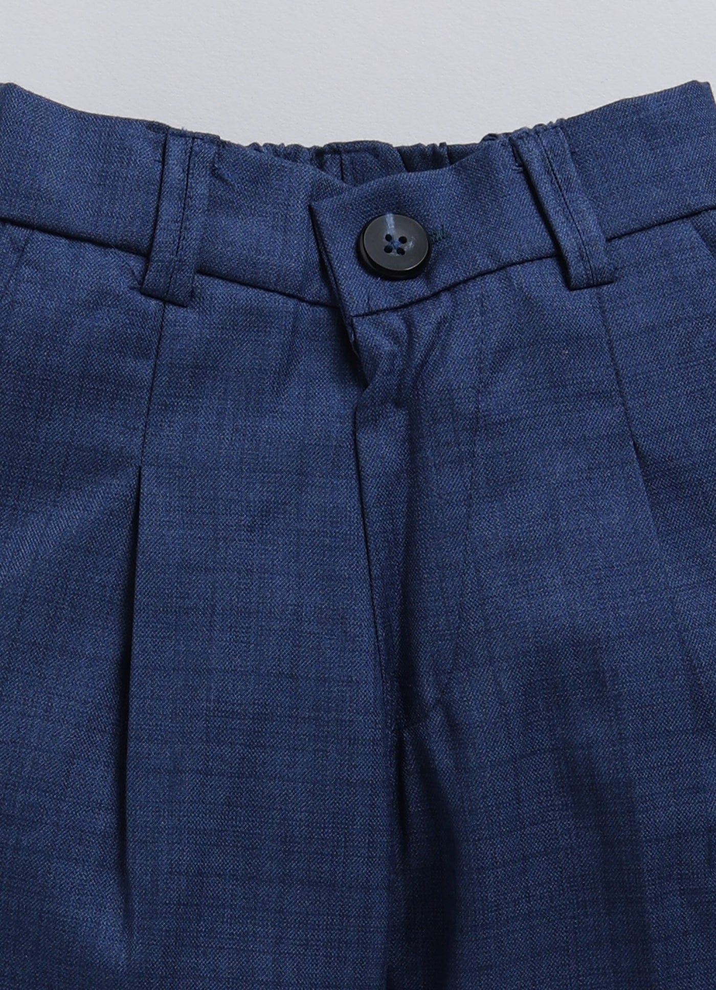 Formal Waistcoat Coord Set with Bow for Boys - Blue