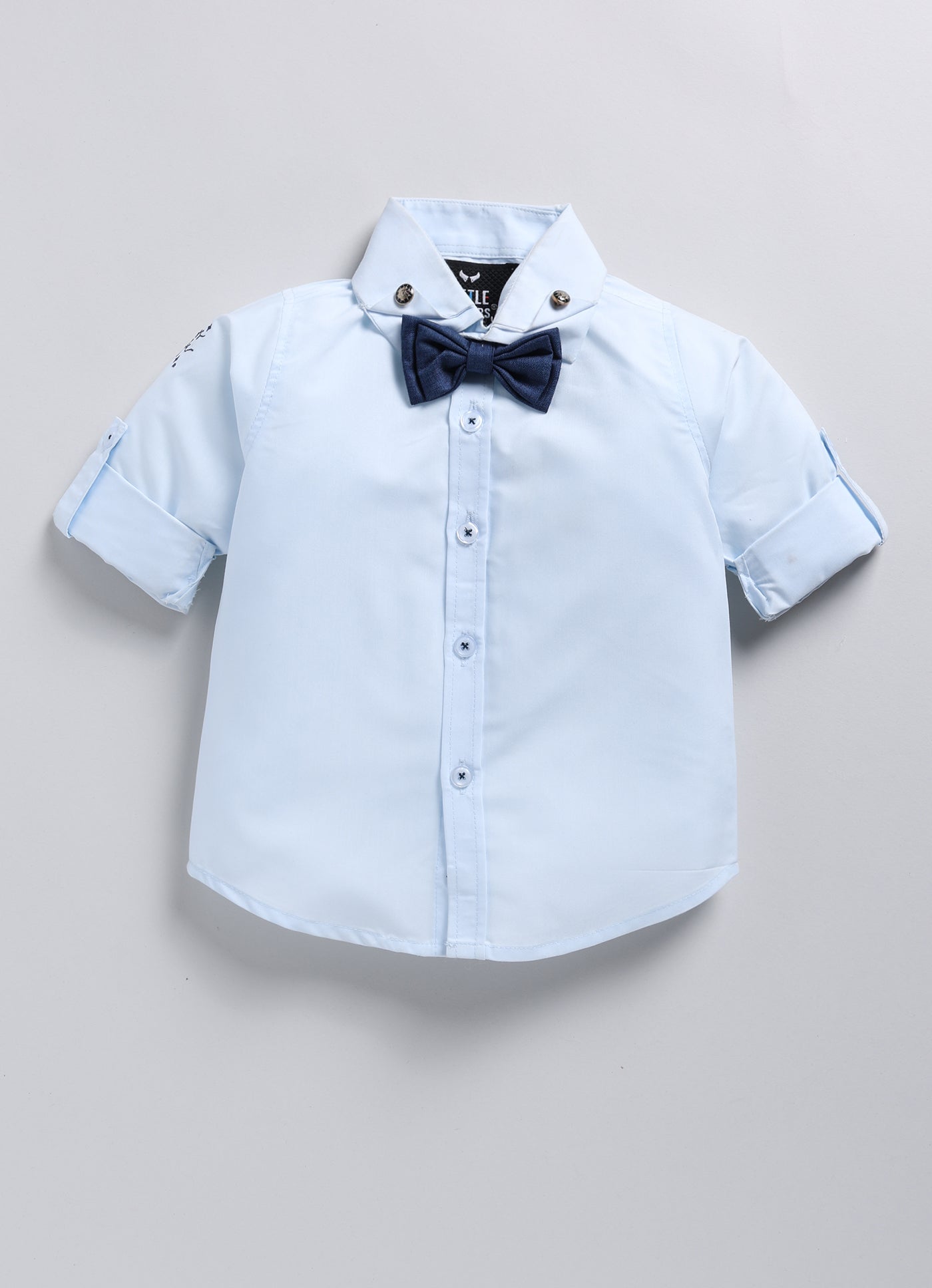 Formal Waistcoat Coord Set with Bow for Boys - Blue