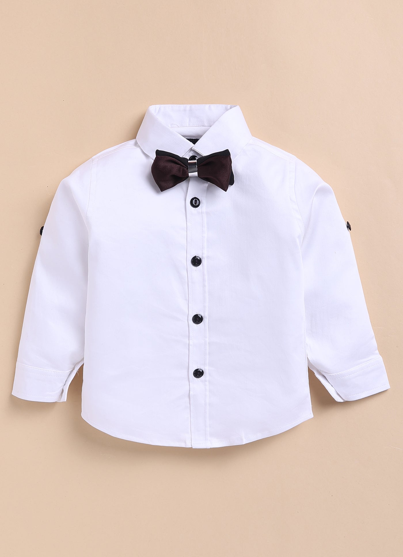Blended Jaquard Woven Full Sleeves Coat Pant with Tuxedo Shirt, Bow and Brooch Pin Formal Coat Set- Wine