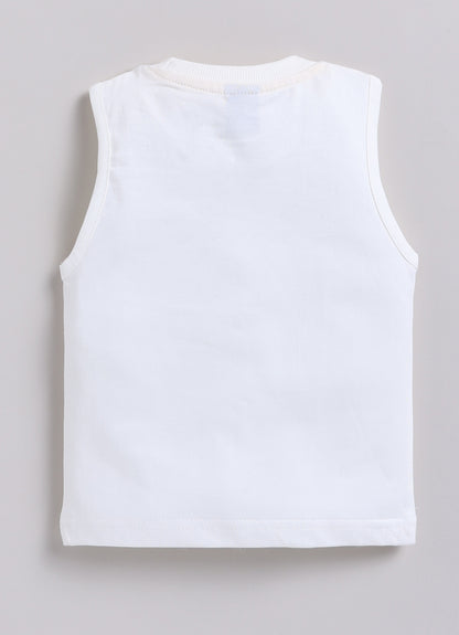 Boys Beach Printed Shirt & Shorts Set - Navy