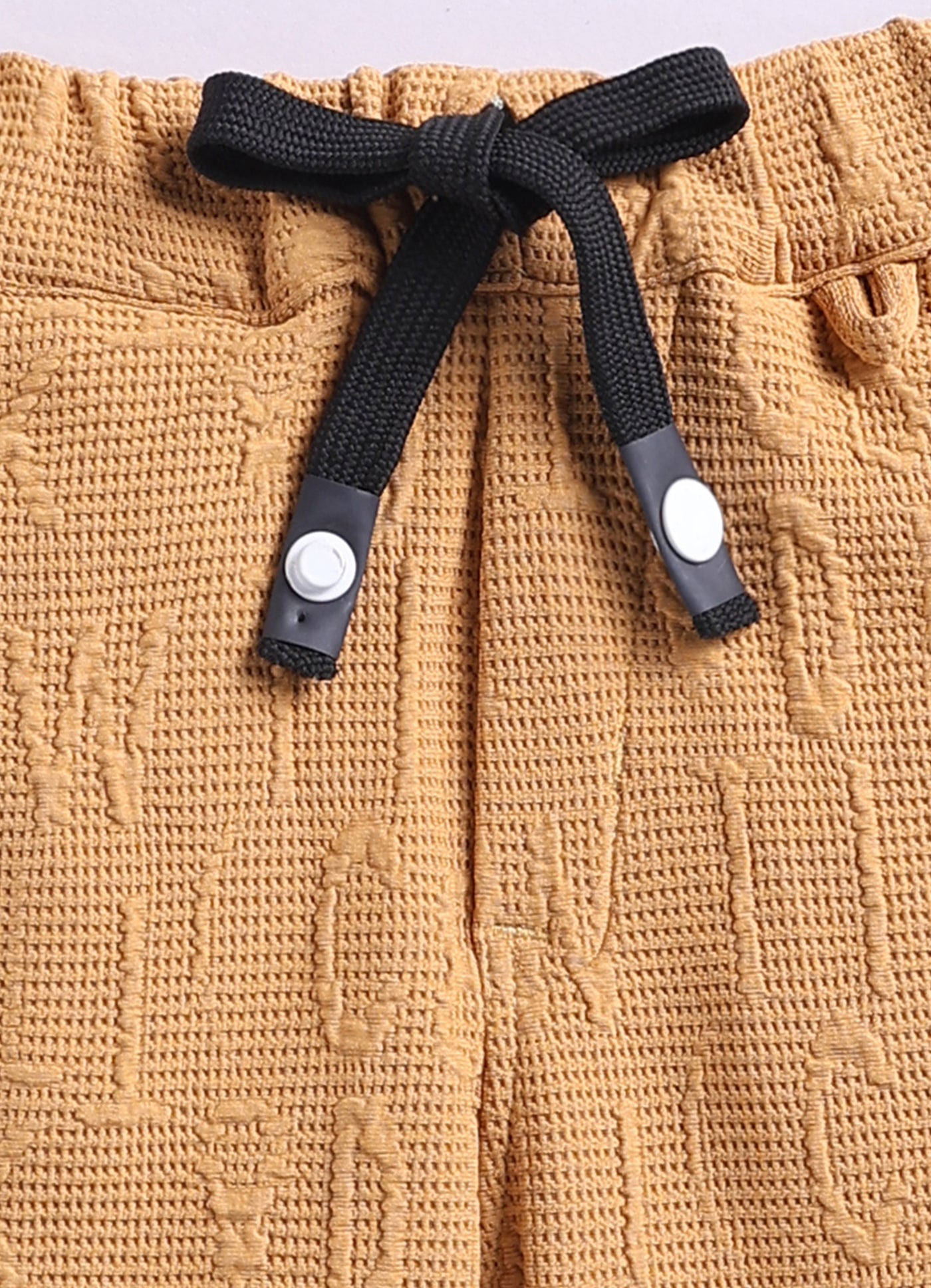 Boys Solid Bright Airport Look Full Sleeves Knitted Shirt, Trousers with Tshirt and Bag Casual Coord Set - Mango