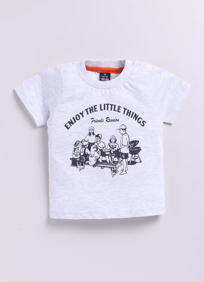 Cotton Woven Full Sleeves Solid Shirt and Pants, Tshirt and Printed Scarf Casual Set-Green